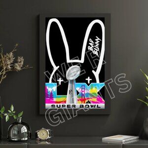 BAD BUNNY SUPERBOWL Announcement Poster 11x17 Art Print